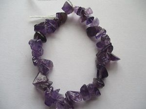 Amethyst Chunky Chip Bracelet