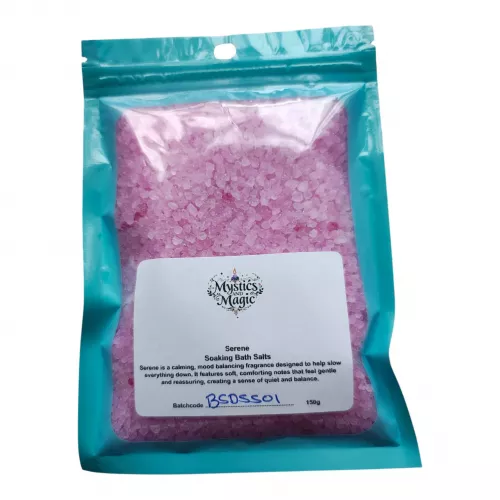 Serene Dead Sea Salt Soaking Bath Salts 150g Pouch