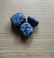 Snowflake Obsidian Tumbled Stone