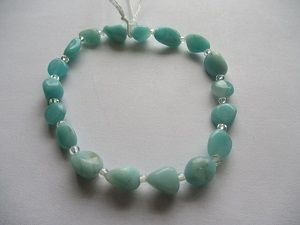 Amazonite Polished Nugget Stretchy Bracelet