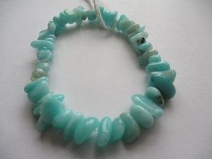 Amazonite Polished Chip Stretchy Bracelet