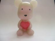 Resin Teddy Bear With Heart