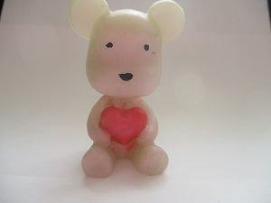 Resin Teddy Bear With Heart