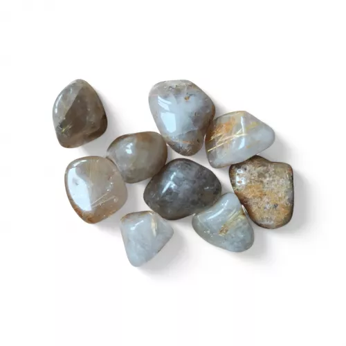 Rutilated Quartz Tumbled Stone