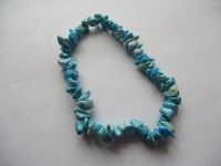 Turquoise Chip Stretchy Bracelet 